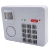 Alarma Wireless cu Senzor Miscare PIR, Cod Blocare/Deblocare, 100dB, Unghi 100&deg;, Distanta 5m, Buton Panica, Chime/Instant/Delay