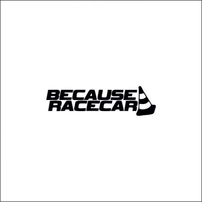 Sticker Auto , zBecause Race Car, , Autocolant Rezistent si Stylish foto