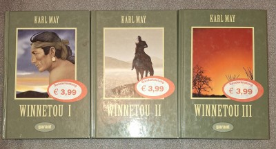 Karl May - Winnetou (vol. I-III, lb. germană) foto