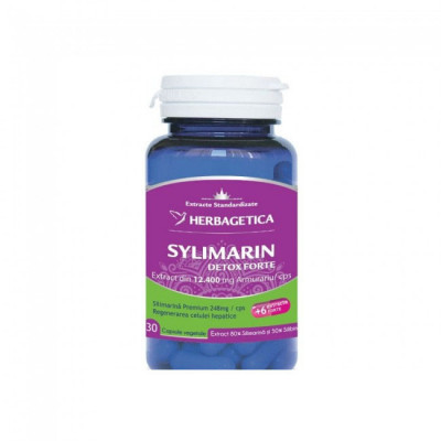 Silymarin 80/50 Detox Forte 30cps Herbagetica foto