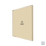 Cumpara ieftin Panou touch pentru sonerie din sticla securizata, auriu, Luxion