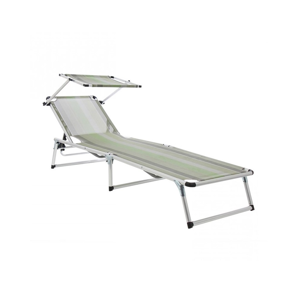 Sezlong Plaja Whzr 005 Pliabil Structura Metal Protectie Solara