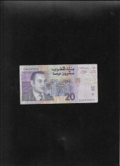 Maroc 20 dirhams 2005 seria673141 foto