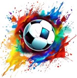 Cumpara ieftin Sticker Auto, Mingie Fotbal, 25 cm, 12230ST-1, Oem