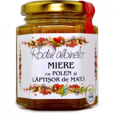 Miere Cu Polen Si Laptisor De Matca 200g