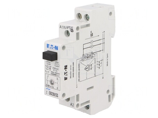 Releu bistabil de impulsuri 2x16A IP20