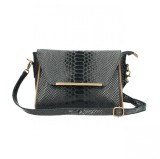 Cumpara ieftin Geanta dama Nita GT696, piele naturala, negru