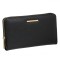 Portofel Femei, Negru Mat, 22x12x3cm, Material Sintetic