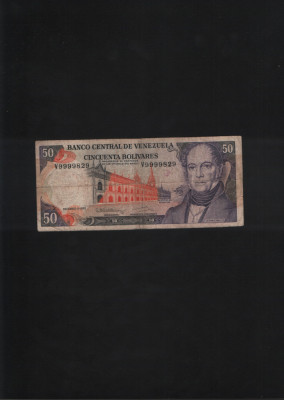 Venezuela 50 bolivari 1992 seria9999829! foto