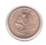 Moneda SUA 1 dollar/dolar 2009 D Native American Dollar - Spread of Three Sisters Agriculture, UNC, in cartonas