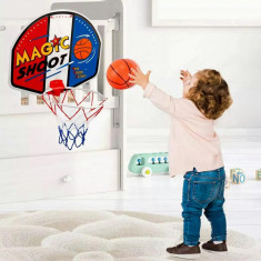 Set MINI pentru copii, Cos de basket + Minge + Pompa, pentru activitati in aer