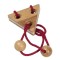 Joc logic IQ puzzle cu snur Elibereaza inelul-6, Fridolin