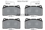 Set placute frana disc Alfa Romeo Giulietta Motor 1.4 BiFuel, 1.4 TB, 1.4 TB, 1.4 TB, 1.4 TB, 77.3x131.8x15.7mm, OE 77365490