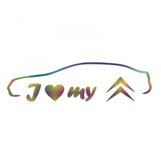 Sticker Citroen I Love My