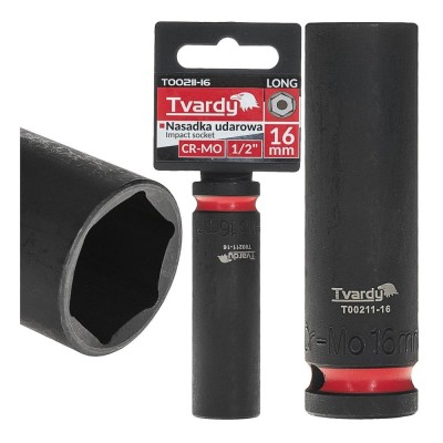 Cheie tubulara de impact in 6 puncte 1 / 2&amp;quot;, Cr-Mo, Tvardy T00211-16 foto