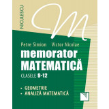 Memorator. Matematica pentru clasele IX-XII. GEOMETRIE si ANALIZA MATEMATICA - Petre Simion, Victor Nicolae