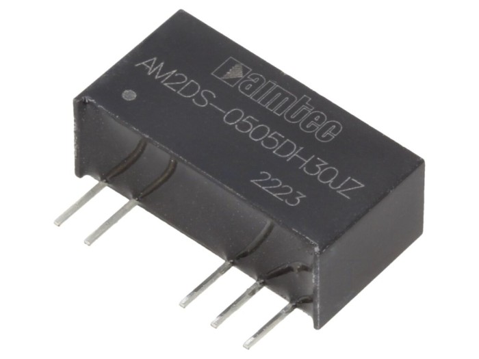 Convertor DC/DC 2W 5V/&plusmn;5V SIP7