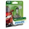 Bec auto cu halogen Philips H4 LongLife EcoVision, 12V, 55W