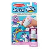 MELISSA AND DOUG STICKER WOW SET DE JOACA AUTOCOLANTE SI STAMPILA REINCARCABILA UNICORN