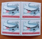 BRTUPHOSWANA-FAUNA-CROCODILI''-1val-in bloc de4-MNH -NESTAMPIL.-VEZI SCAN