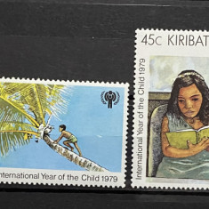 PC63 - Kiribati 1979 Anul international al Copilului, serie MNH, 4v