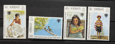 PC63 - Kiribati 1979 Anul international al Copilului, serie MNH, 4v foto