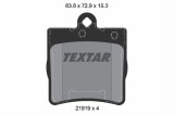 Set placute frana TEXTAR 2191901