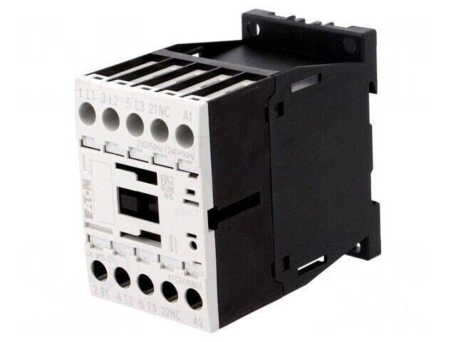 Contactor 3-Pole NO 3 Auxiliary Contacts NC 230VAC 15A