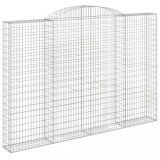 Cumpara ieftin Cos gabion arcuit, 300x30x200/220 cm, fier galvanizat