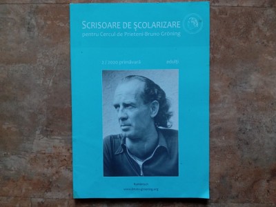 Scrisoare de școlarizare pentru Cercul de Prieteni - Bruno Groning - 2/2020 primăvară, adulți foto