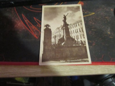 sibiu monumentul infanteriei an 1945 scrisa f1 foto