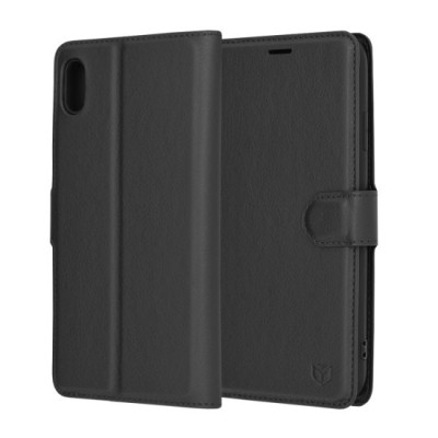 Husa pentru iPhone XS Max - Techsuit Leather Folio - Black foto