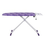 Masa de calcat cu cadru metalic si priza, bianco / ZLN 3482