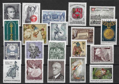 C3110 - Lot timbre Austria nestampilate foto