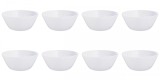 Set boluri, 8 piese, 2.9 l, Opal, Alb