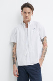 Cumpara ieftin Abercrombie &amp; Fitch camasa barbati, culoarea gri, cu guler button-down, regular