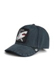 Goorin Bros șapcă de baseball din denim Smurf culoarea verde, 101-2269