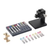 Cumpara ieftin Set Presă pentru Montare și Extragere Ace Ceas &ndash; 4 M&acirc;nere &ndash; Oțel Inoxidabil &ndash;