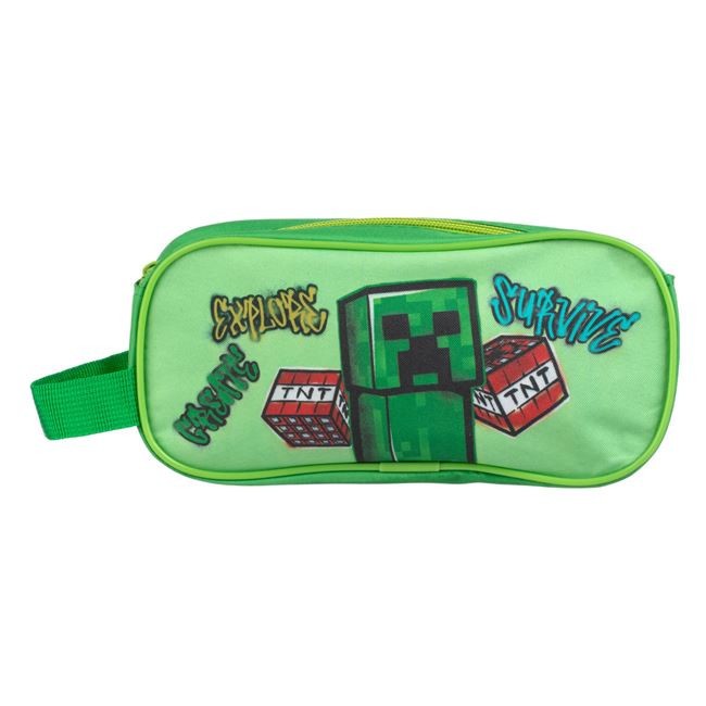 Penar Oval Verde Minecraft cu Maner