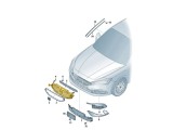 Grila radiator Seat Leon (Kl), 03.2020-, montare fata, negru/cromat, RapidAuto