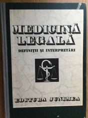 Medicina legala Definitii si interpretari, de Teodor Ciornea foto