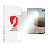 Folie de protectie Ecran Exterior Smart Protection Premium Classic pentru Apple iPhone Duo, Plastic, Set 2 bucati