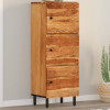 Dulap &icirc;nalt, 40x33x110 cm, lemn masiv de acacia GartenMobel Dekor, vidaXL