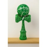 Cumpara ieftin Kendama crack verde cu alb, 18cm - KEND5521