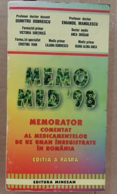 (C512) DR. DUMITRU DOBRESCU S.A. - MEMO MED &amp;#039;98 foto