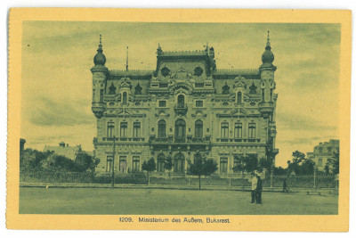 146 - BUCURESTI, Palatul Sturza, Romania - old postcard - unused foto