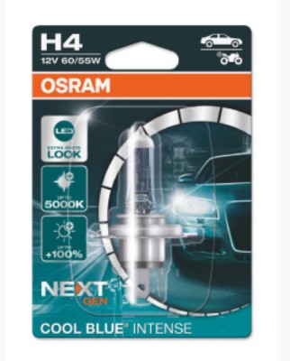 BEC 12V H4 60/55 W COOL BLUE INTENSE BLISTER NEXTGEN 1 BUC OSRAM foto