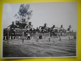 HOPCT 542 N - FOTOGRAFIE VECHE-D= 18/13 CM-110 METRI GARDURI - MECIUL INTERNATIONAL ATLETISM-SPORT-1947-FOTO AGENTIA NEW YORK TIMES PHOTOS 1947