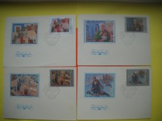HOPCT PLIC FDC S NR 335 SET 5 FDC -PPICTURA 1978 RUSIA -NECIRCULAT