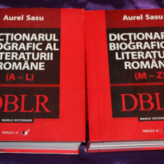 Aurel Sasu – Dictionar biografic al literaturii romane vol 1-2 A-L M-Z